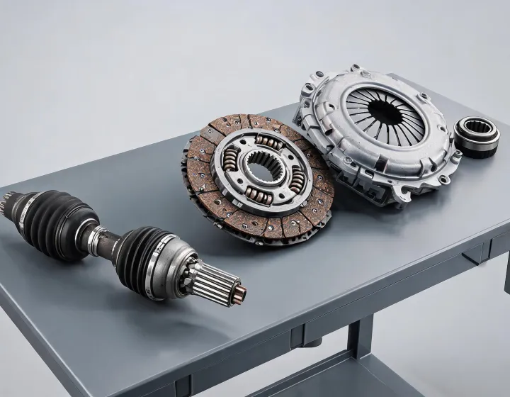 Continental clutch disc, clutch kit, and CV joint axle arranged for fitment review
